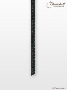 Lurexband, 3mm breit, Schwarz 
