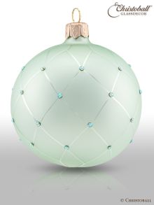 Coco´s Elegance Christbaumkugeln mit Swarovski-Kristallen - Icy-Mint