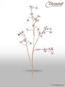 Dekoblume - Blüten-Zweig, irisierend Gold, ca. 74cm