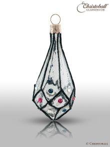 À la Tiffany - Weihnachtsform "Kristall No. 2" mit Swarovski-Kristallen