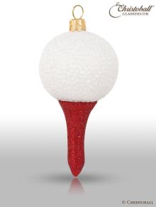 Christoball Weihnachtsform Golfball mit Pin