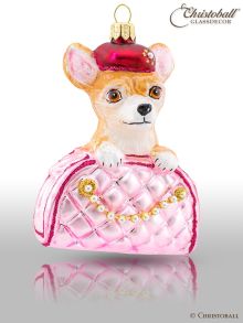 Weihnachtsform - Hund: Chihuahua in Handtasche