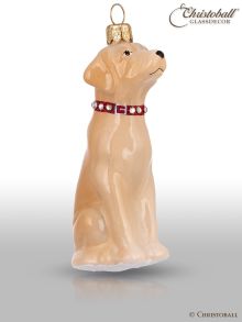 Weihnachtsform - Hund: Cremefarbener Labrador