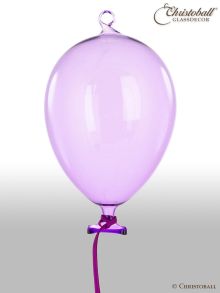 Luftballon aus Glas L - Lavendel-Lila - 