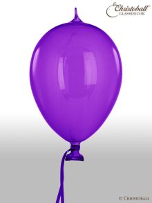 Luftballon aus Glas L - Purple Royal - 1 Stück