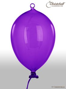 Luftballon aus Glas XL - Purple Royal - 1 Stück