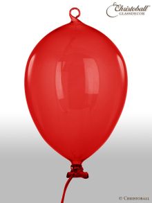 Luftballon aus Glas XL - Rot - 1 Stück