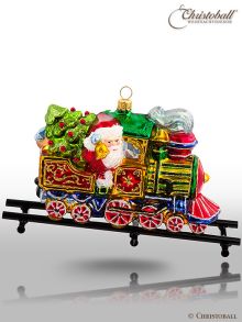 Christoball  Premium - Weihnachtsmann in Lokomotive