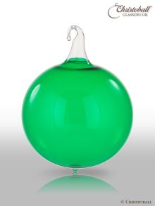 Glas-Kugel mit Glashaken M Smaragd Grün