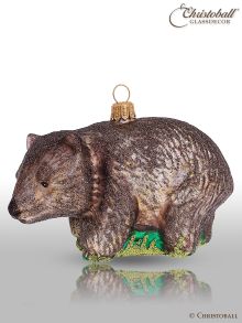 Weihnachtsform aus Glas - Wombat