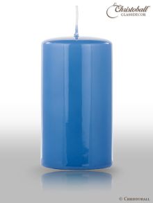 Glänzende Lack Kerze 130/70mm, Jeans-Blau 