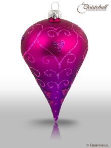Magic Capricious Weihnachtskugel Form 2 Pink Purple