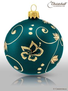 Mallow Weihnachtskugel Royal Jade-Gold 