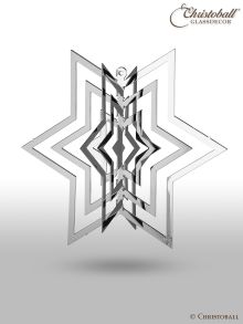 Metallkunst - Edelstahl Ornament: Strahlen-Ster