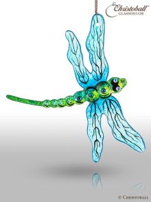 Fusing Glas-Libelle Blau-Grün