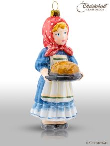 Weihnachtsform - Nostalgia Collection – Mädchen mit einem Laib Brot
