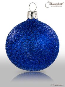 Pure Glamour Weihnachtskugel Royal-Blau