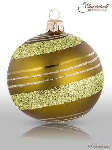 Pirouette Weihnachtskugeln Olivgrün