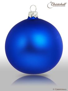 Weihnachtskugel 80mm royal-blau
