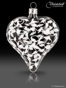 Romeo & Julia Weihnachtsform Herz Kristall-Klar 