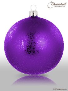 Speckle Gleam Weihnachtskugel Purple Royal Lila