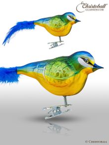 Vogel mit Clip - Blaumeise