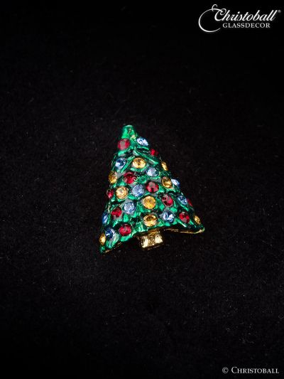 Milacolato 9Pcs Weihnachten Brosche Pin Set für Familie Strass Kristall Cute Christmas Pins für Weihnachten Weihnachtsmann Weihnachtsbaum Rentier Pins Set 