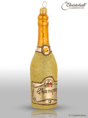 Weihnachtsform - Champagne-Flasche