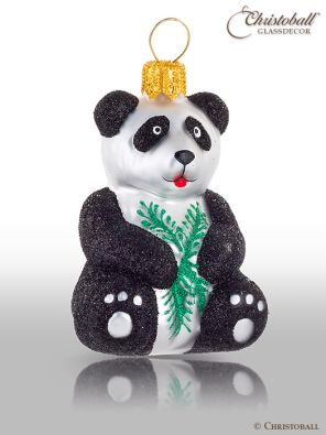 Weihnachtskugel Form Panda