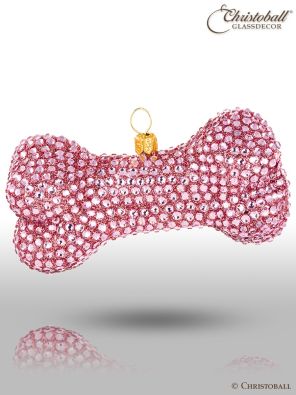 Weihnachtsform - Mostowski Collection mit Kristallen – Hundeknochen rosa