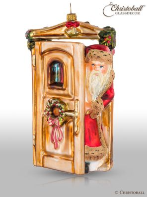 Weihnachtsform - Weihnachtsmann an der Tür