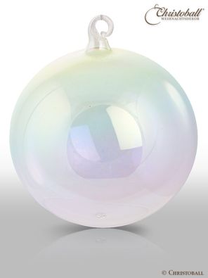 Pure Colour Weihnachtskugel XL Irisierend transparent 