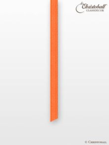 Satinband, doppelseitig, 3mm breit, Neon Orange
