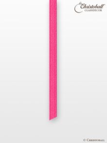 Satinband, doppelseitig, 3mm breit, Neon Pink