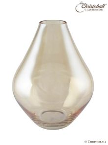 Vase aus Glas Beja Lüster Amber