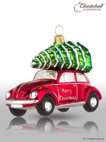 Weihnachtsform Auto VW Käfer mit Tannenbau