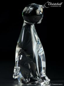 Glasskulptur Katze Lia