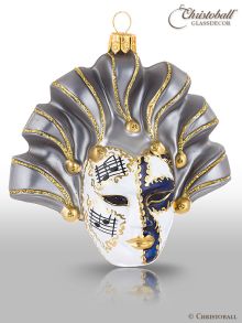 Weihnachtskugel Form venezianische Maske