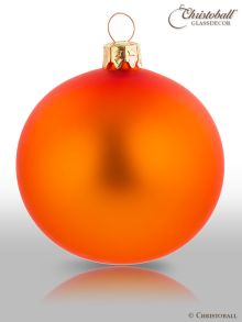 Weihnachtskugel Happy-Orange