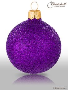 weihnachtskugel Hologramm Crazy Purple Lila 