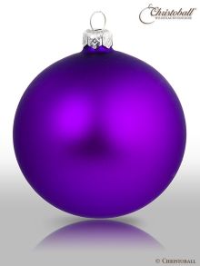 Pure Colour L Weihnachtskugel Crazy Purple Royal